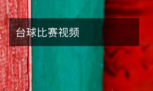 台球比赛视频